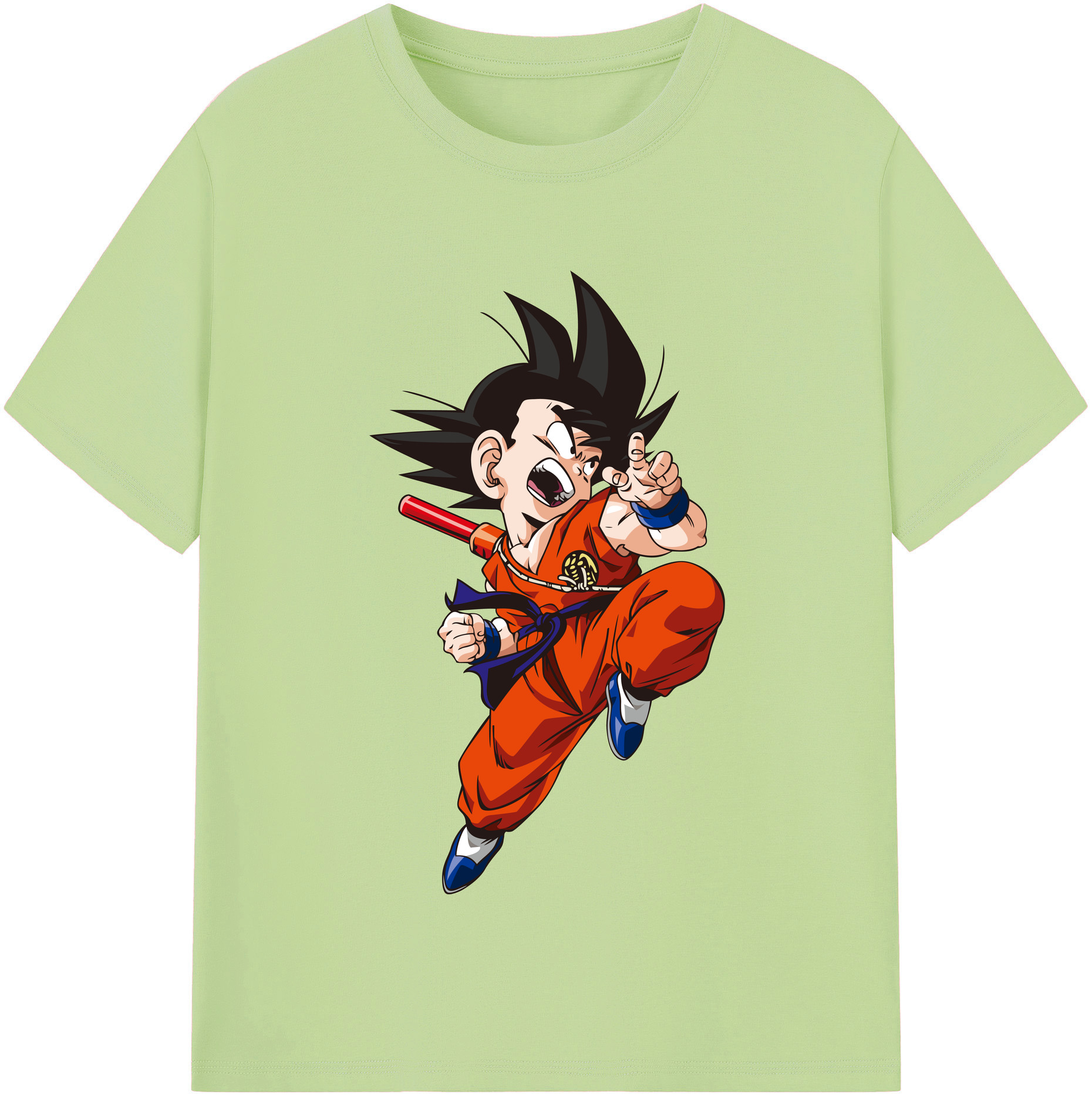 （画像用） ドラゴンボール 孫悟空（そん ごくう）Son Goku カカロット DRAGON BALL Kakarotto 綿100％半袖Tシャツ（フロントプリント）